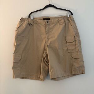 5.11 Tactical Tan Cargo Shorts Durable Outdoor Wear